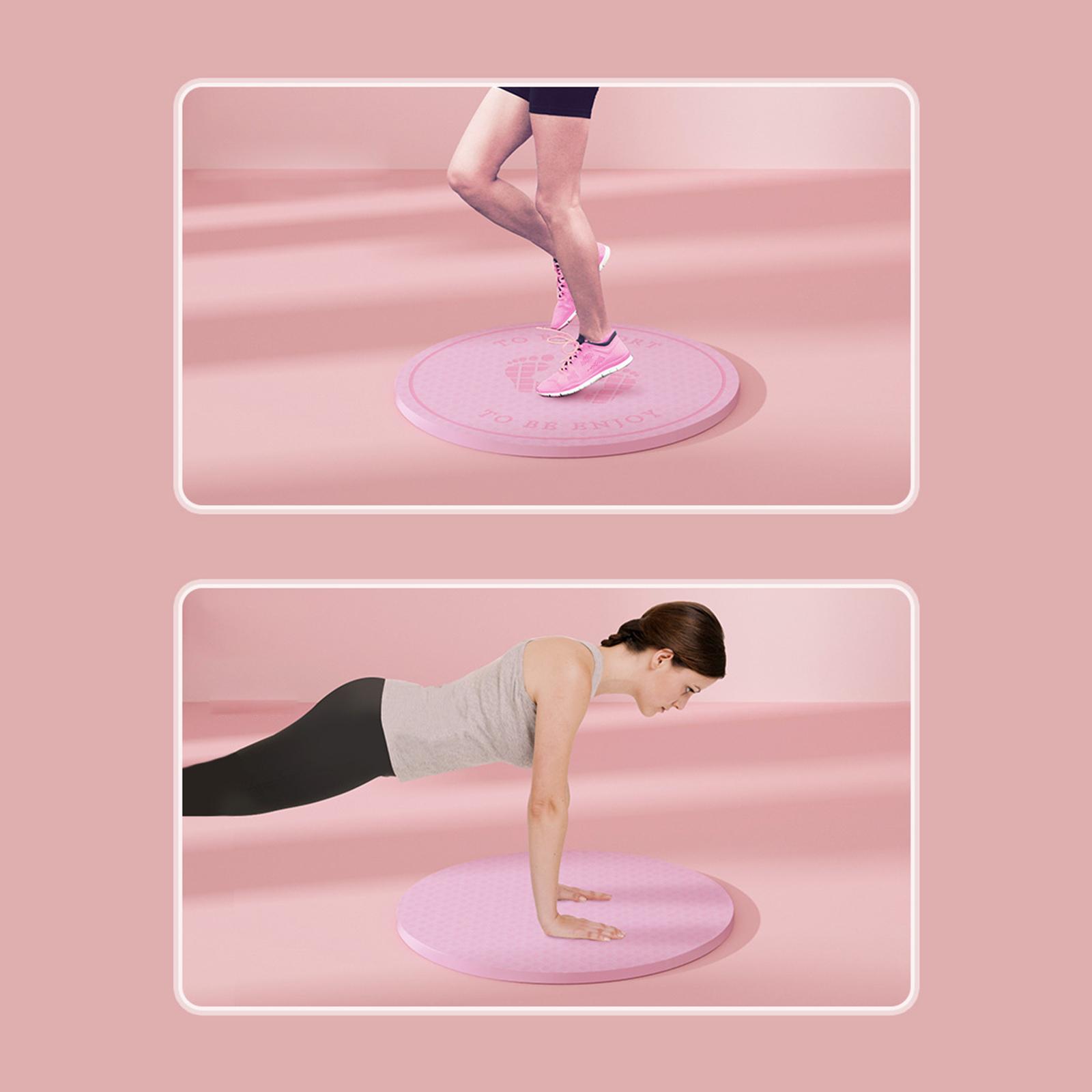 Yoga Fitness Board - TPE Exercise Mat 58cm Shockproof Sound