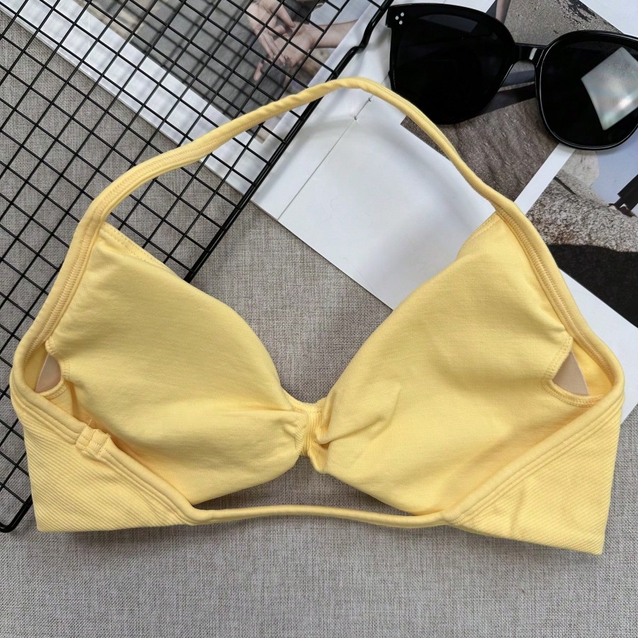 Yoga Daily Fitness - Women Elegant Backless Spaghetti Strap Camisole