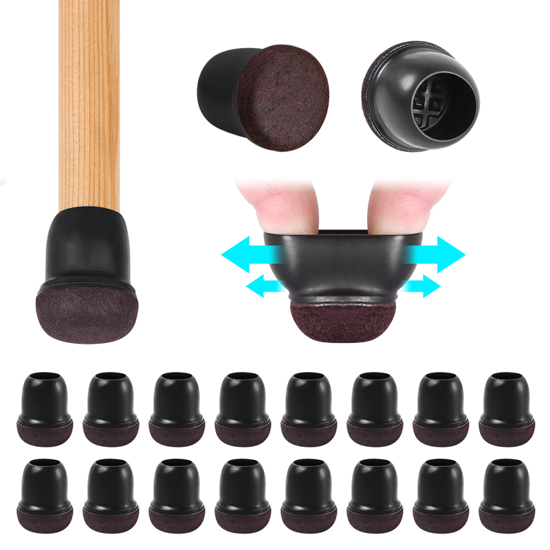 16PCS Black Silicone Chair Leg - Sit Up Bar Floor reseña y precio