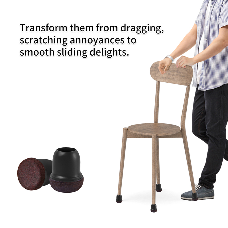 16PCS Black Silicone Chair Leg - Sit Up Bar Floor reseña y precio