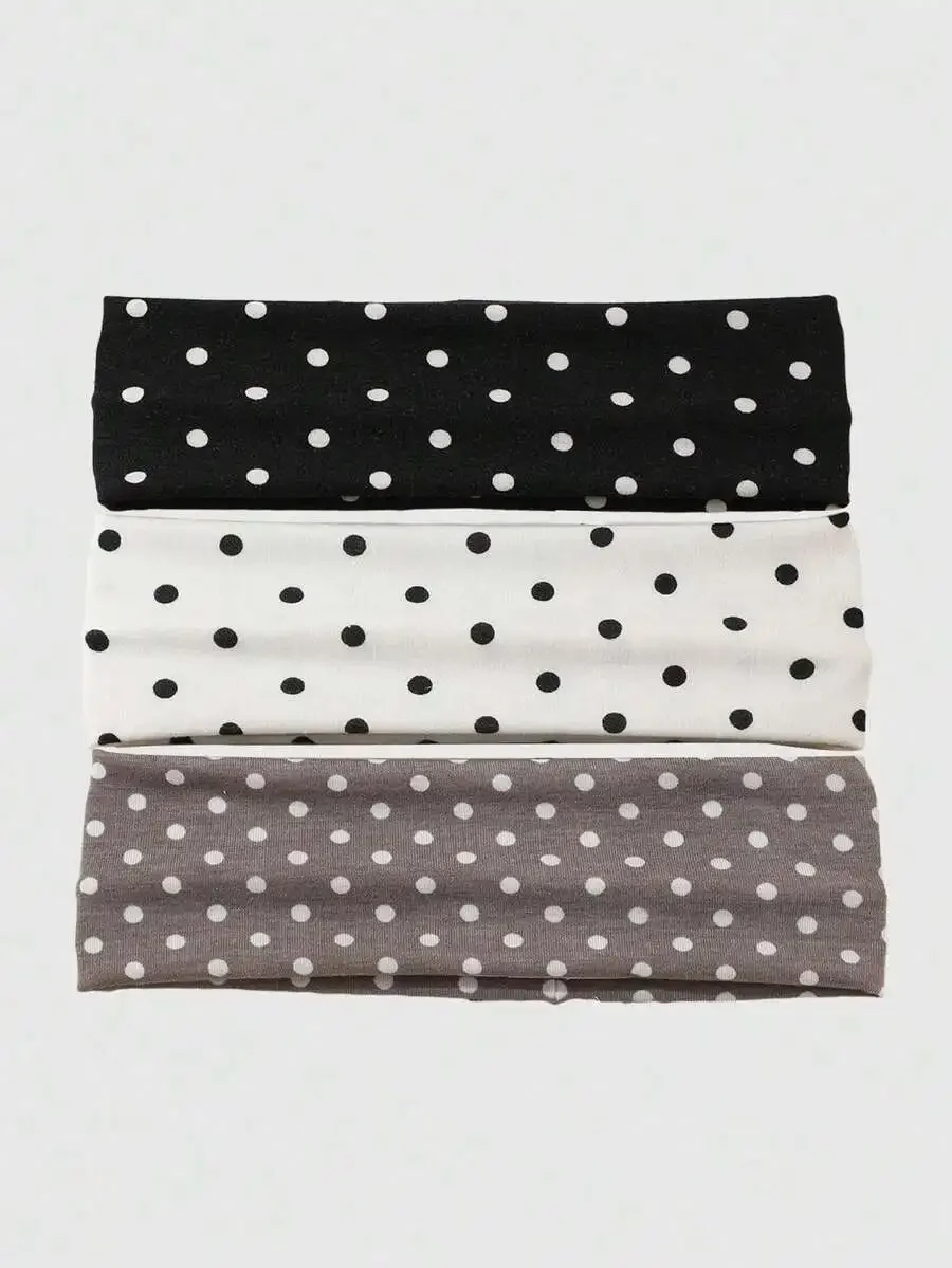 3pcs Black White Polka Dot Str - Yoga Daily Fitness reseña y precio
