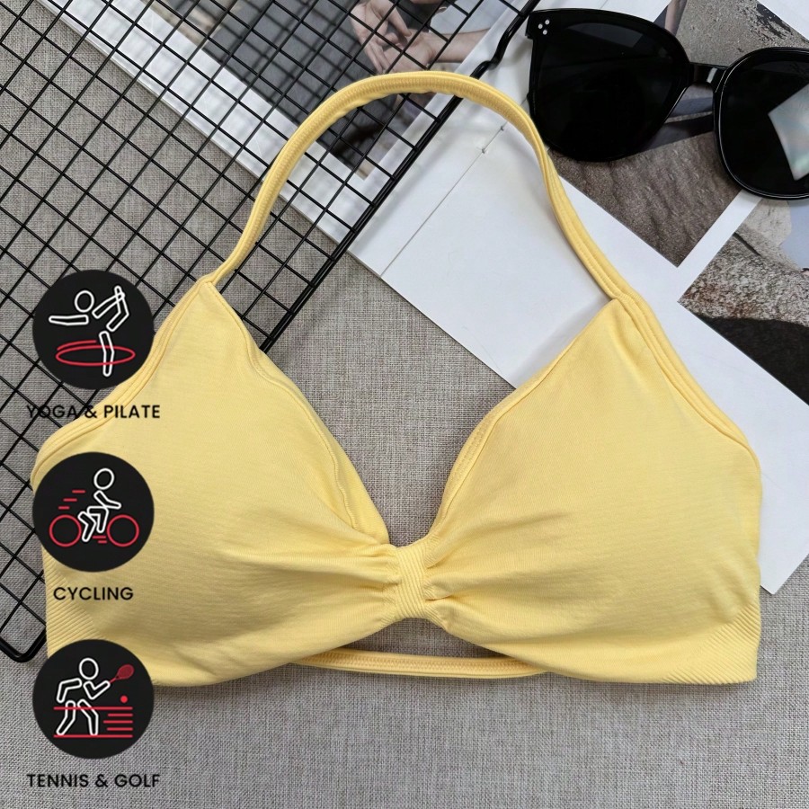 Women Elegant Backless Spaghet - Yoga Daily Fitness reseña y precio