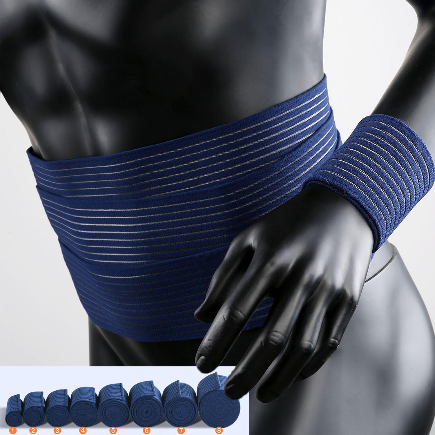 1 PC Tape Compression Bandage  - Knee Sleeve Compression reseña y precio