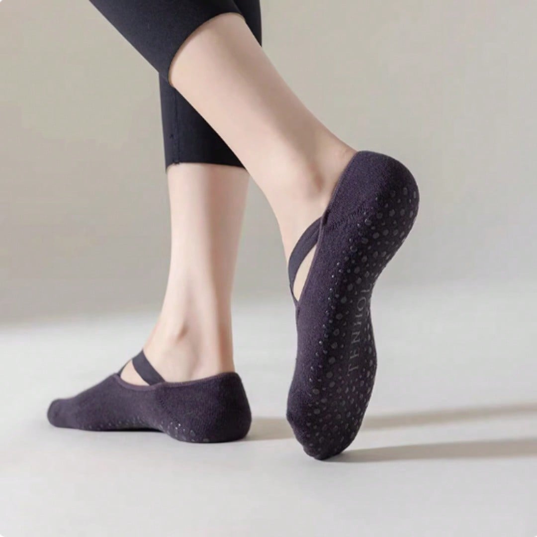 Anti-slip silicone sole yoga s - Yoga Daily Fitness reseña y precio