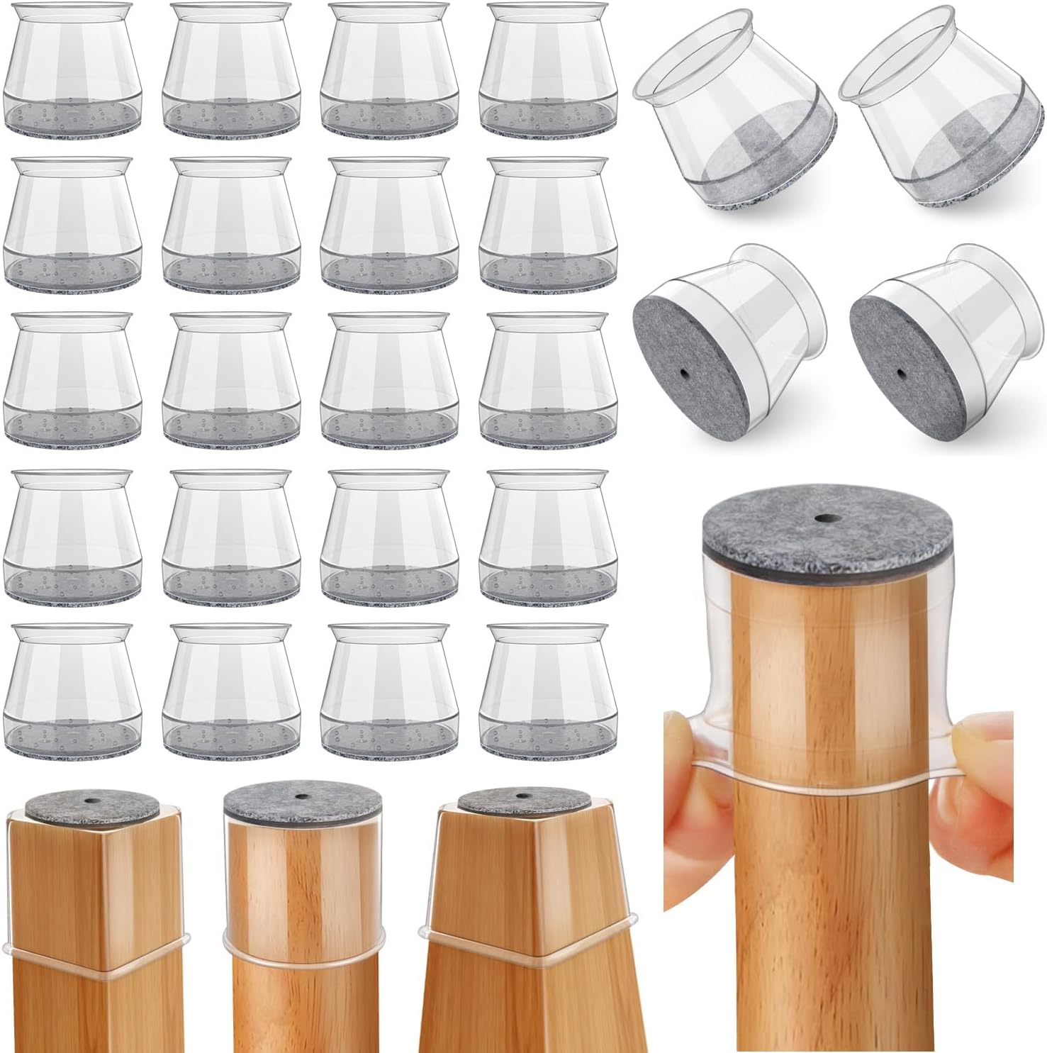 32 Pack Silicone Chair Leg Flo - Sit Up Bar Floor reseña y precio