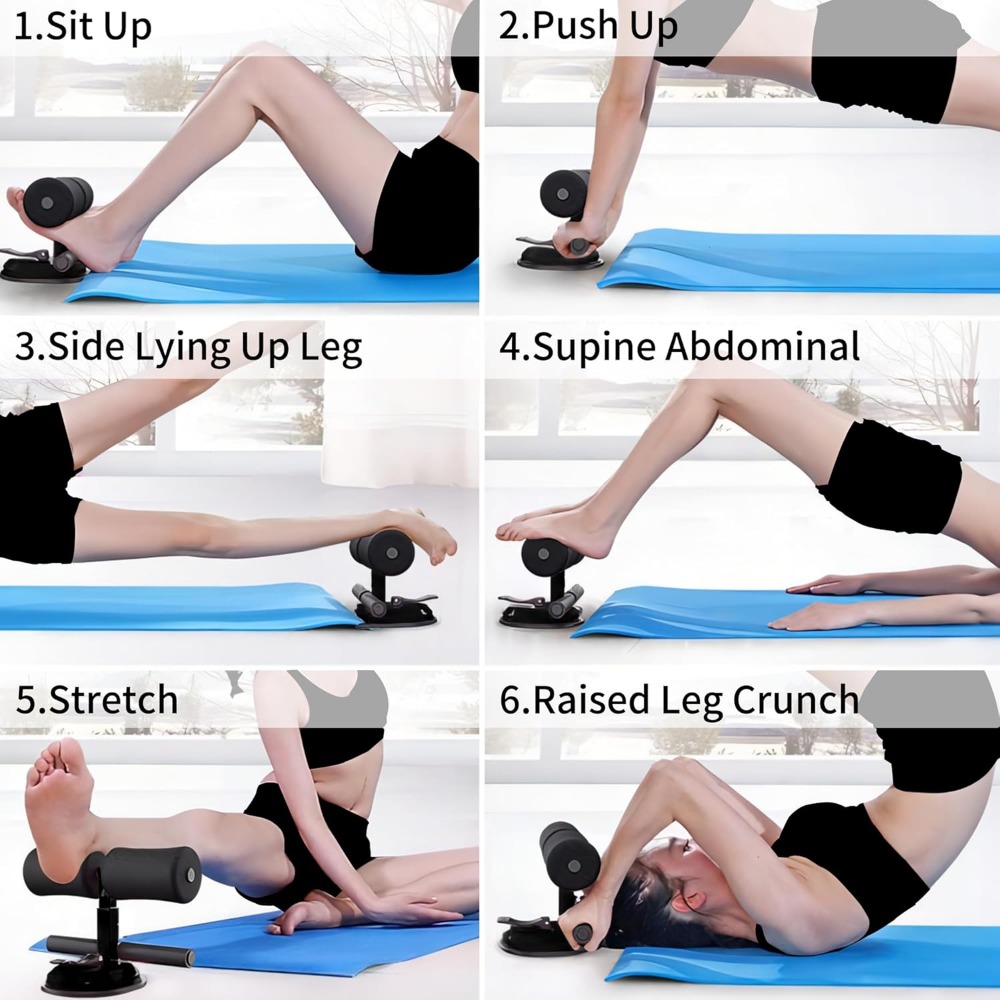 Sit Up Bar,Portable Adjustable - Sit Up Bar Floor reseña y precio