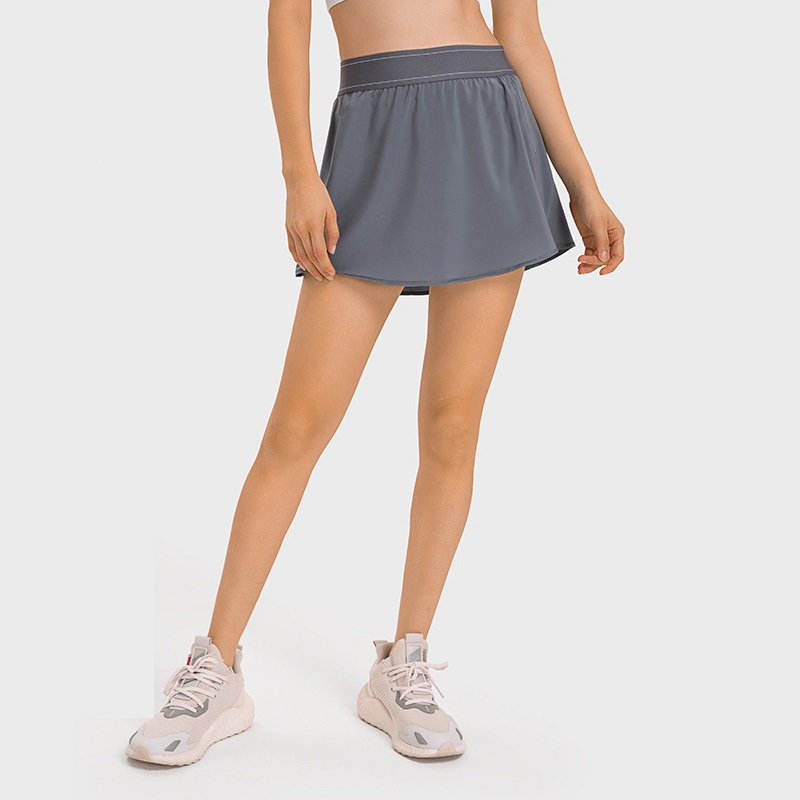 Women 2 In 1 Sport Tennis Skir - Yoga Fitness Dress reseña y precio
