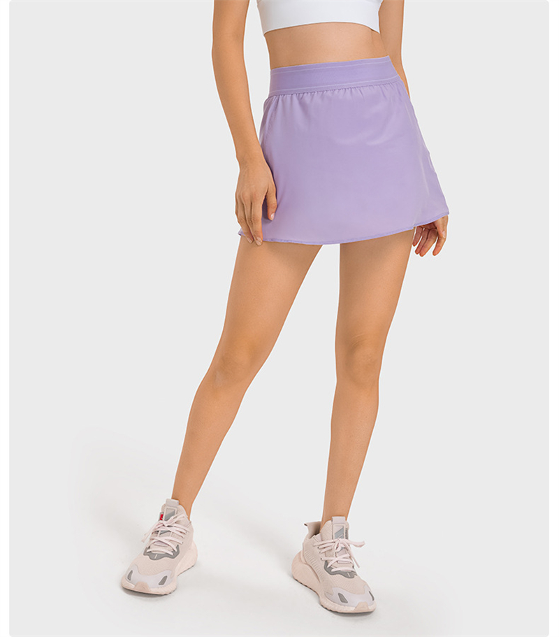 Women 2 In 1 Sport Tennis Skir - Yoga Fitness Dress reseña y precio