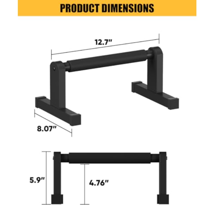 Push Up Bars, Heavey Duty Para - Sit Up Bar Floor reseña y precio
