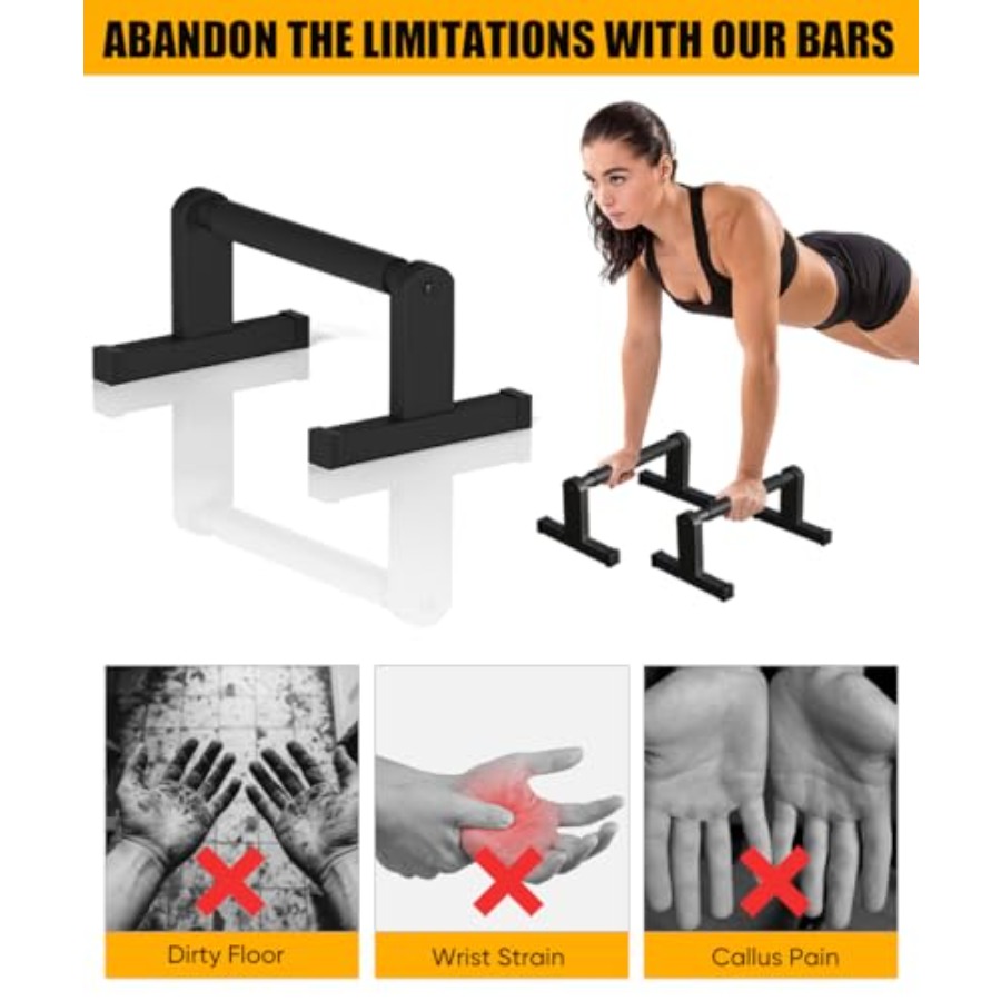 Push Up Bars, Heavey Duty Para - Sit Up Bar Floor reseña y precio