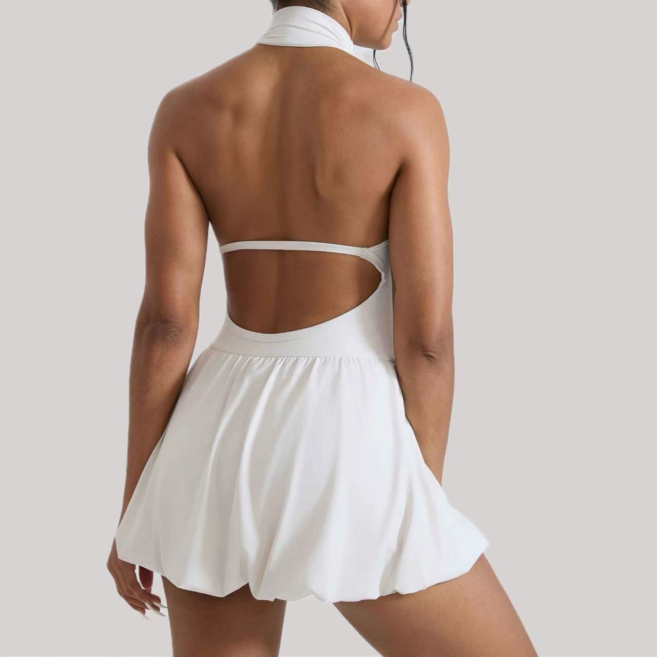 Ningyu High Neck Golf Tennis D - Yoga Fitness Dress reseña y precio