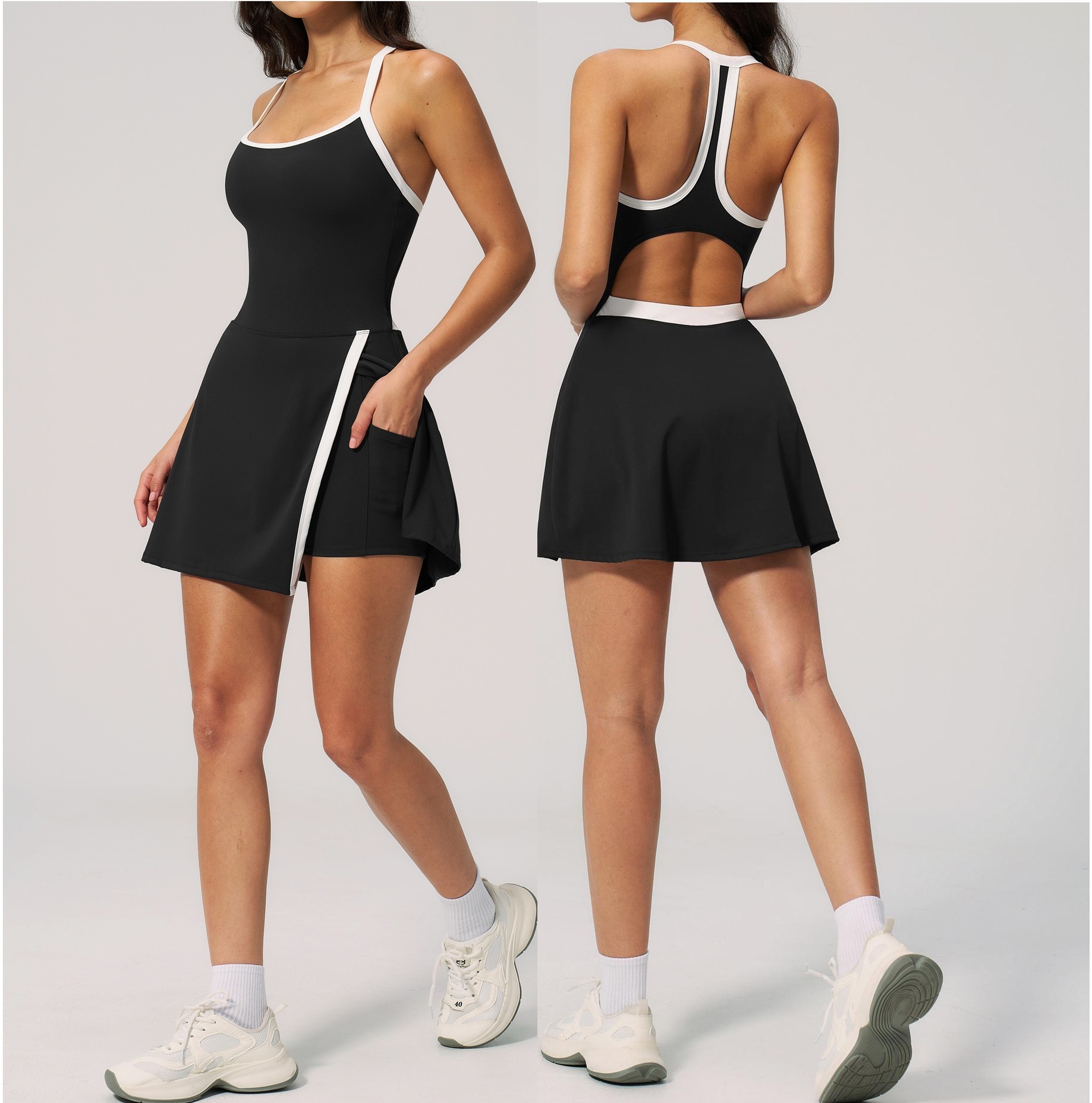Women Golf Tennis Sport Skirts - Yoga Fitness Dress reseña y precio