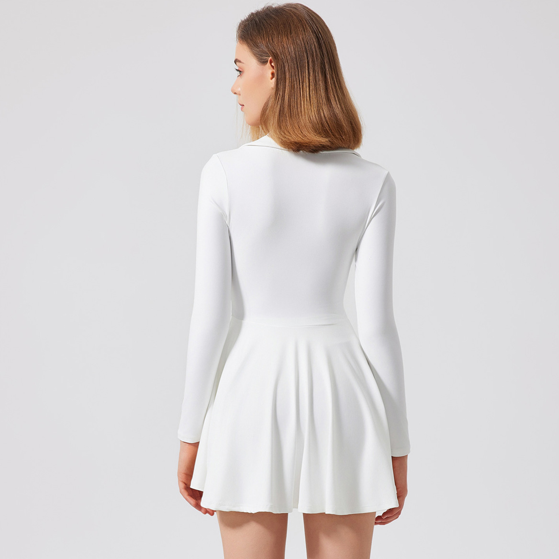 Women Tennis Dresses Long Slee - Yoga Fitness Dress reseña y precio