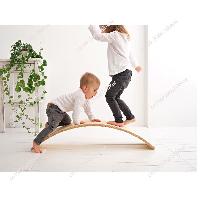 Kids wooden balance board mult - Yoga Fitness Board reseña y precio