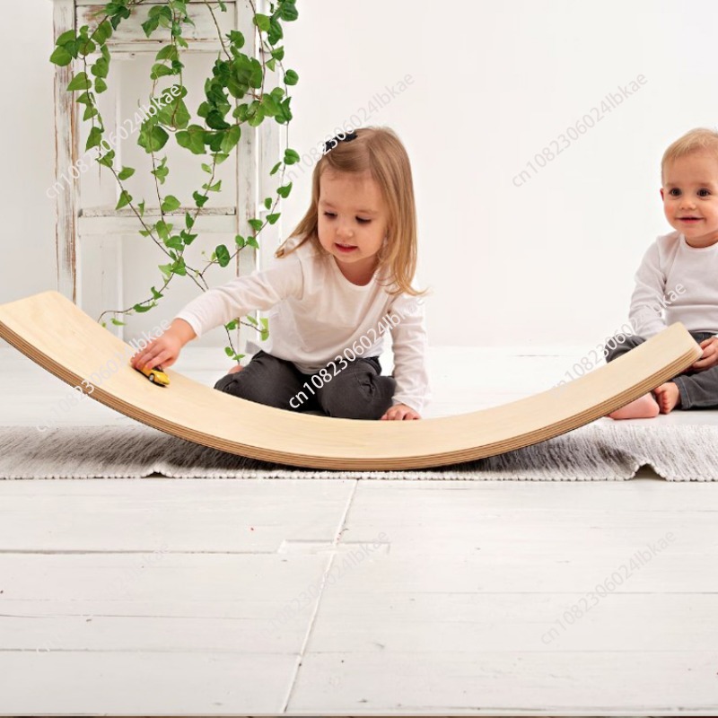 Kids wooden balance board mult - Yoga Fitness Board reseña y precio