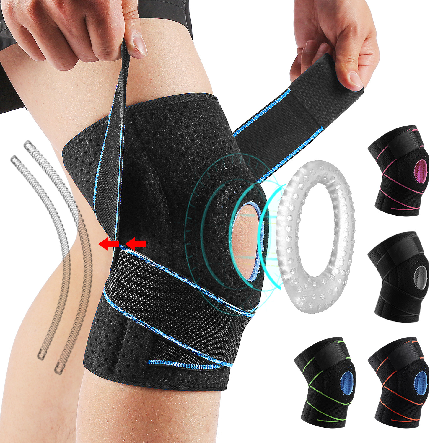 1Pcs Compression Knee Brace fo - Knee Sleeve Compression reseña y precio