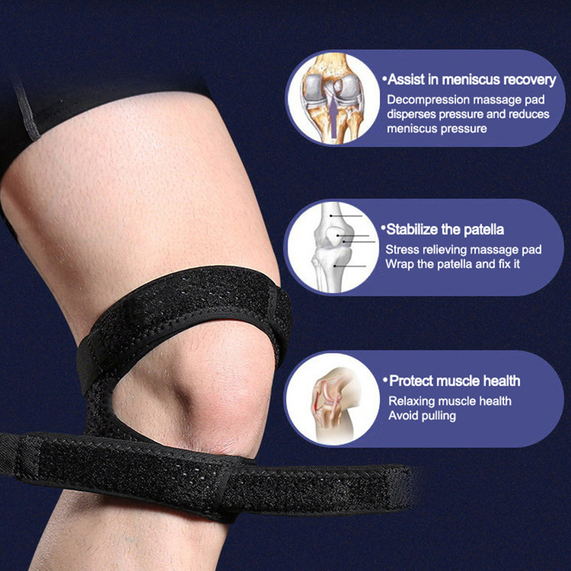 1Pc Patella Knee Brace Knee Co - Knee Sleeve Compression reseña y precio