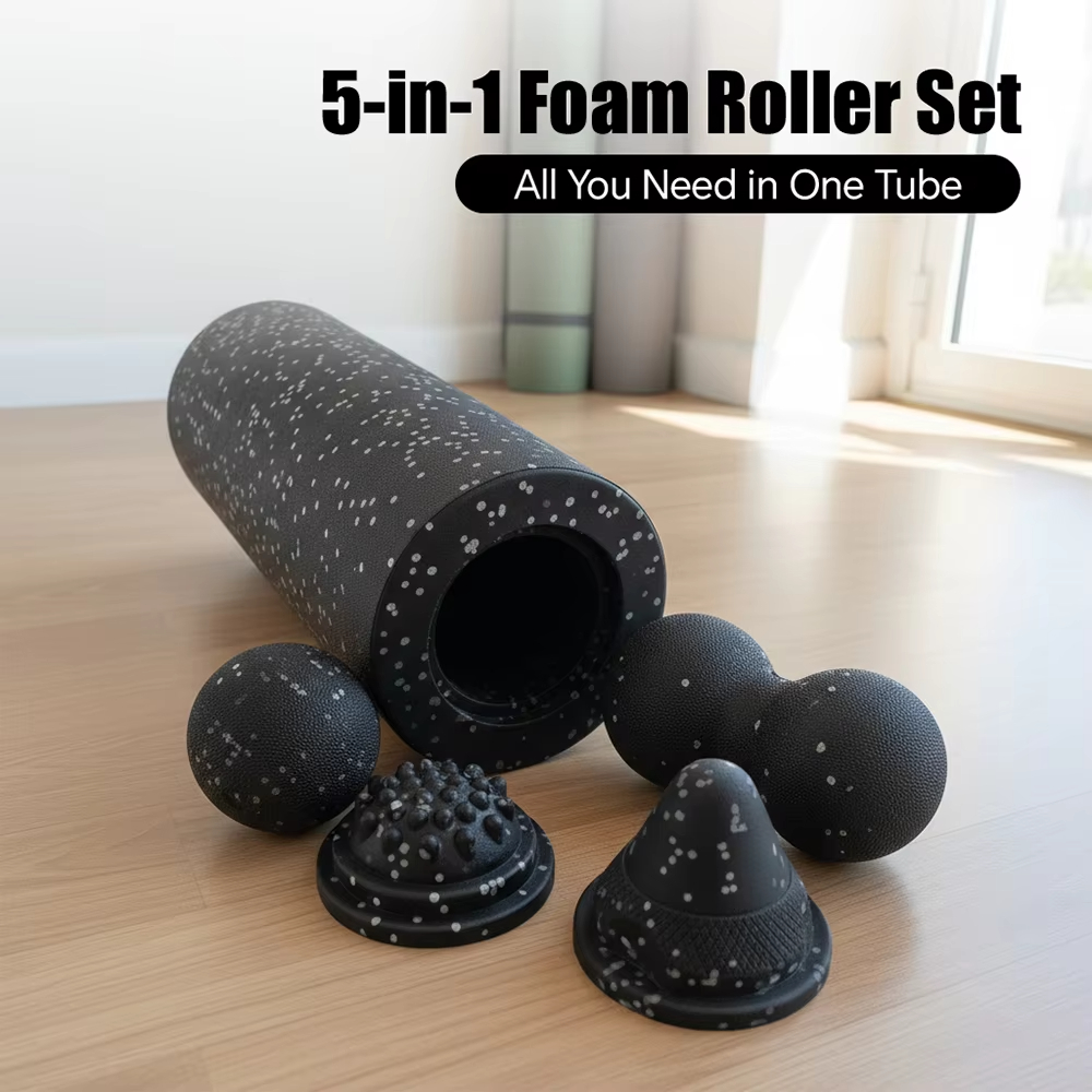 5-in-1 Fascia Roller Set Muscl - Yoga Fitness Roller reseña y precio
