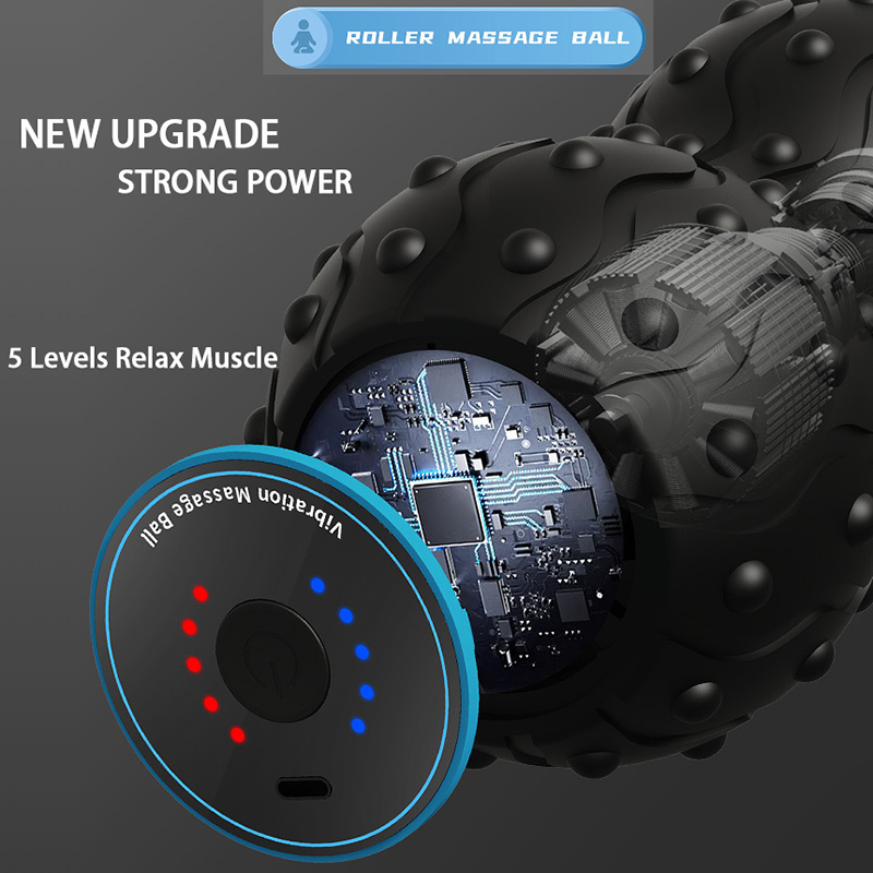 Rechargeable 5 Gears Vibrating - Yoga Fitness Roller reseña y precio