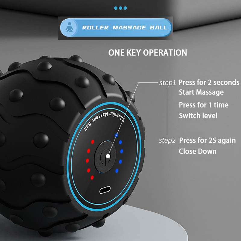 Rechargeable 5 Gears Vibrating - Yoga Fitness Roller reseña y precio