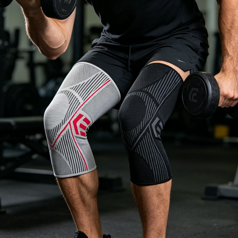 Anti Slip Silicone Knee Brace, - Knee Sleeve Compression reseña y precio